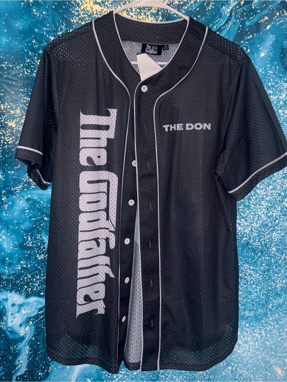 The Godfather 'The Don' Black Baseball Jersey Shirt